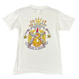 Soffe USS Antietam Shirt Mens S CG-54 Military Ship Tattoo‎ Americana Punk Rock